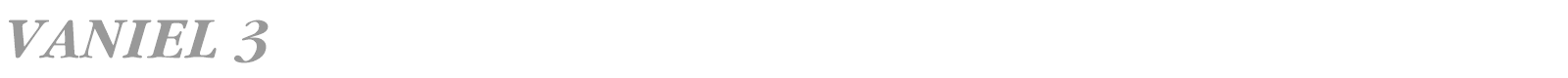 Vaniel font preview